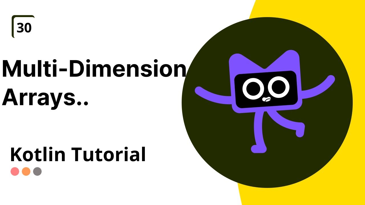 Multi-Dimension array in Kotlin | Kotlin complete course in Hindi | #29 ...