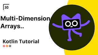Multi-Dimension array in Kotlin | Kotlin complete course in Hindi | #29
