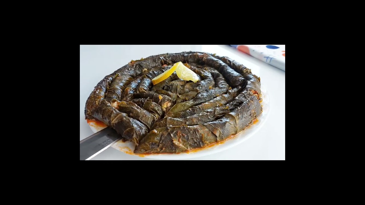 DAHA ÖNCE BÖYLESİ YAPILMADI ???? 5 DAKİKADA????Etli Yaprak Sarma Tarifi ????