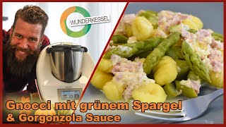 Gnocci mit Spargel und Gorgonzola Sauce - Thermomix Rezepte aus dem Wunderkessel