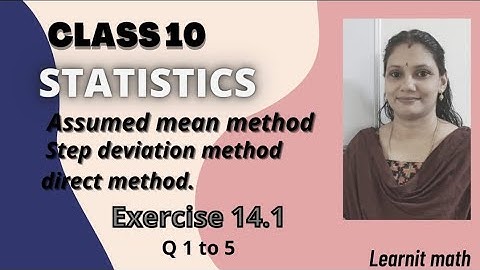 CLASS X| MATHS| STATISTICS| MEAN| EXERCISE 14.1| Q.1 TO 5| NCERT| CBSE|MALAYALAM