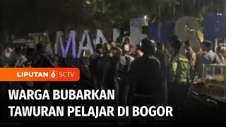 Warga Membubarkan Tawuran Pelajar di Taman Ekspresi Sempur Kota Bogor | Liputan 6