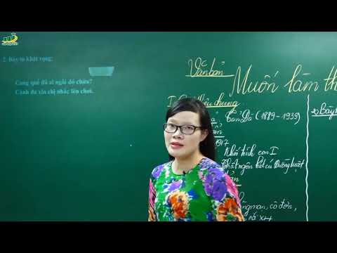 Video Ngữ Văn Lớp 8 - Phân tích bài thơ Muốn làm thằng cuội... - youtube