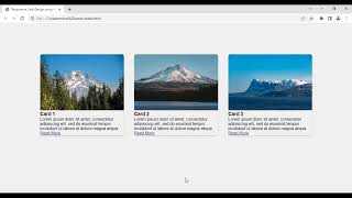 How to create Responsive CSS Cards | Card Design HTM & CSS