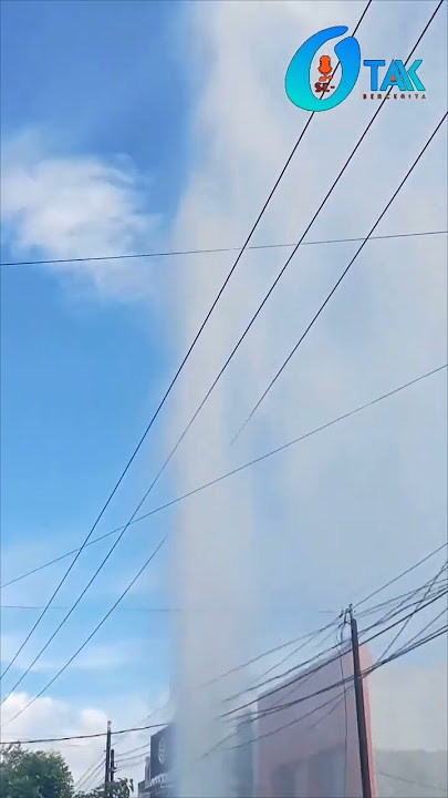 Warga Kota Palu di Kejutkan dengan Munculnya semburan air #shortsviral #kotapalu #buayapalu