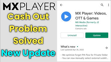 MX Player Withdrawal Problem Solved | MX Player New Update | MX Player Cash Tournament Wapas Aa Gaye
