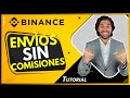 Cómo Enviar USDT en Binance GRATIS a otra wallet a través de TRC20