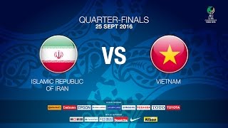 #AFCU16 M25 Islamic Republic of Iran vs Vietnam (Quarter Finals) - News Report