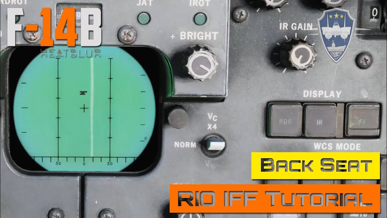 DCS World - F-14 Tomcat - Back Seat - RIO IFF Tutorial - YouTube