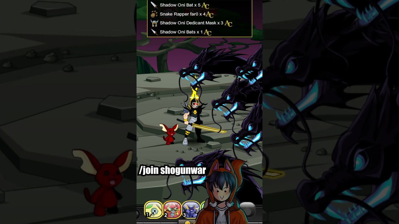4 RARE ITEM SHADOW ONI | AQW INDONESIA