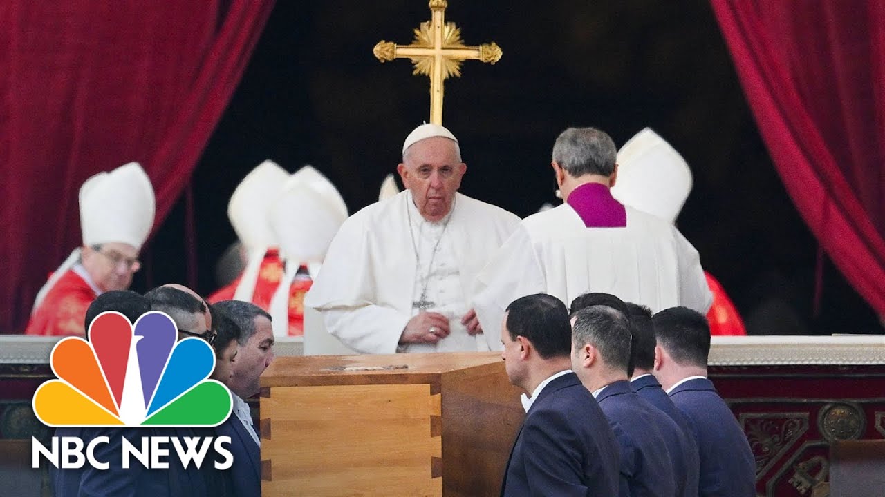 Pope Francis honors Benedict XVI at funeral Mass