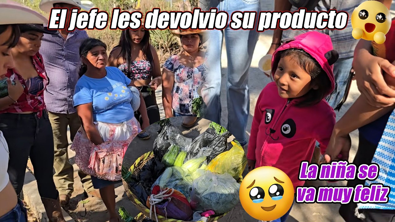 Le compramos casi todo el producto a esta humilde familia😥 y se fueron bendecidas.