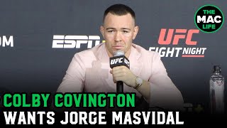 Colby Covington: ‘Jorge Masvidal needs to answer for the s*** he’s said'