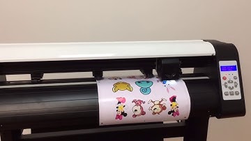 Camera contour cutting plotter (servo motor)