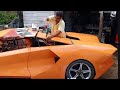 The process of making a lamborghini replica from zero to lambo by a farmer from Aceh