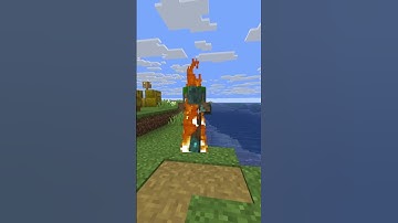 Minecraft Drowned Secret Feature... #shorts #minecraft