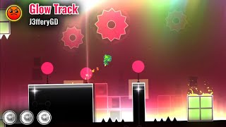 "Glow Track" by J3fferyGD (3 coins) | Geometry Dash. screenshot 4