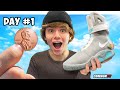 Trading a penny to nike air mags in 1 week day 1