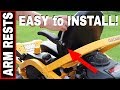 HOW TO INSTALL ARMRESTS ON THE CUB CADET ZT1