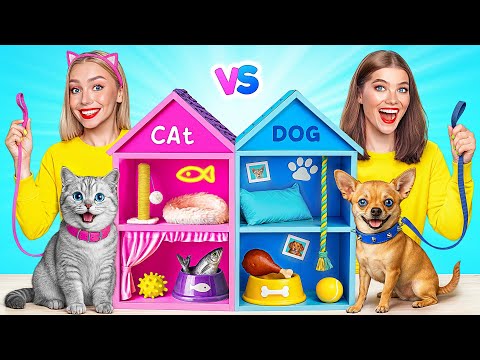 Мы Построили Маленький Домик для Животных | Сумасшедший Челлендж от Multi DO Smile