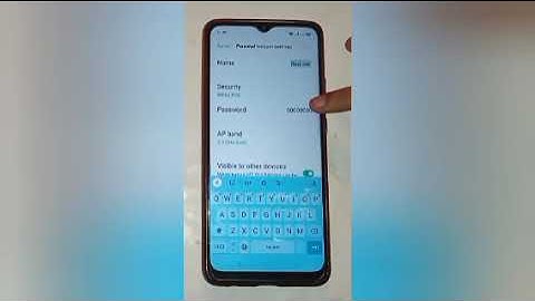 realme c25y, How to change hotspot password in realme c25y, change hotspot password setting