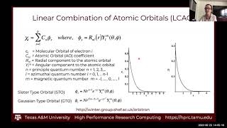 HPRC Short Course: Introduction to Quantum Mechanics Lecture 2