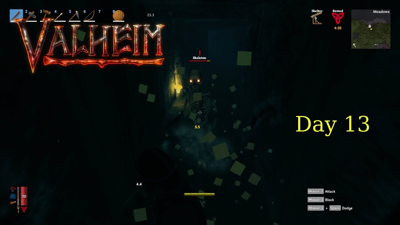 Valheim Day 13 Exploring second Burial Chamber YouTube
