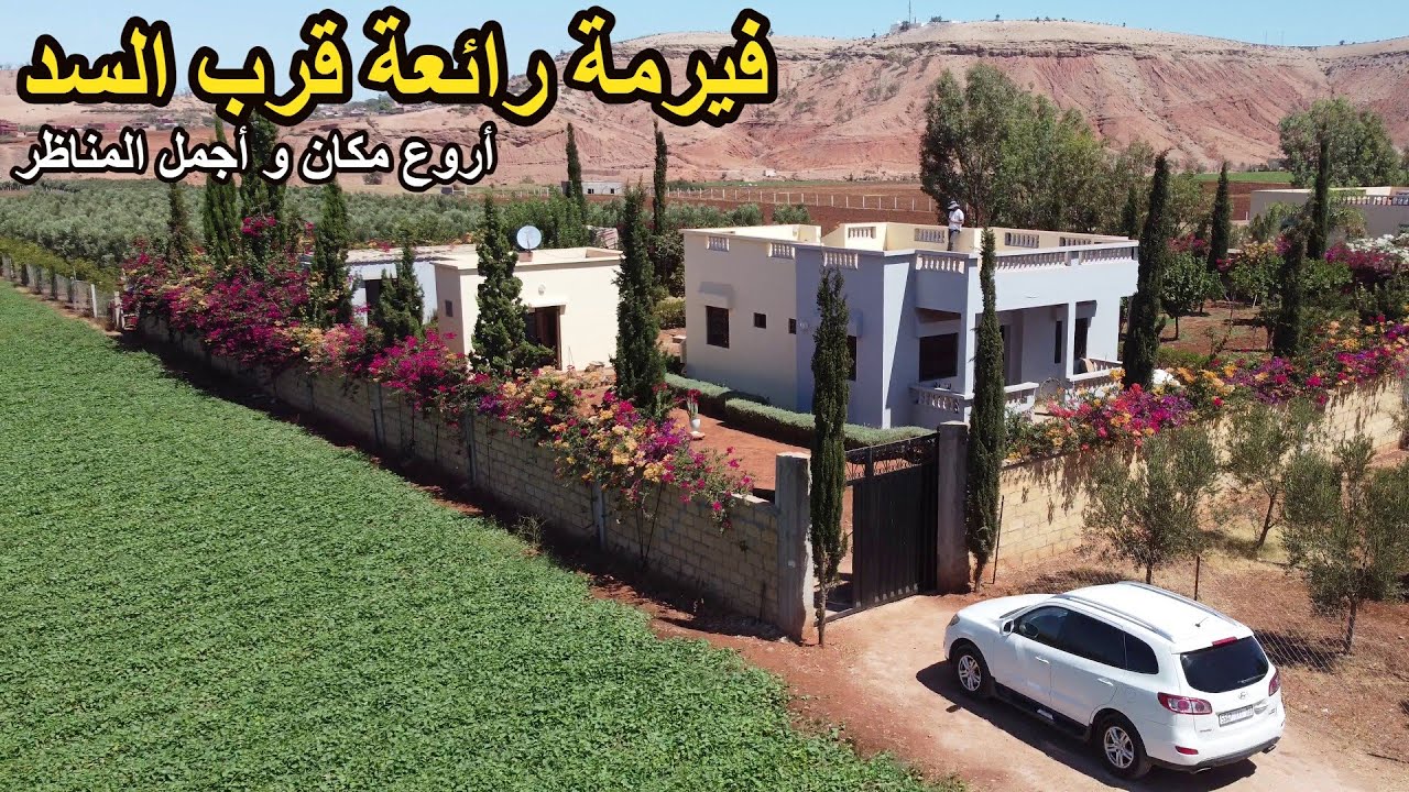 ✨ أجمل فيرمة بالقرب من السد والمناظر البانورامية فين تعيش أجمل لحظات حياتك وموقع رااائع ✨سد بن معاشو