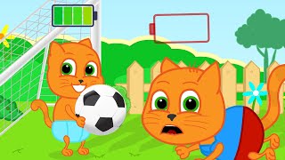 Cats Family in English - My charger is dead Cartoon for Kids by Cats Family in English 1,412 views 5 days ago 1 minute, 3 seconds