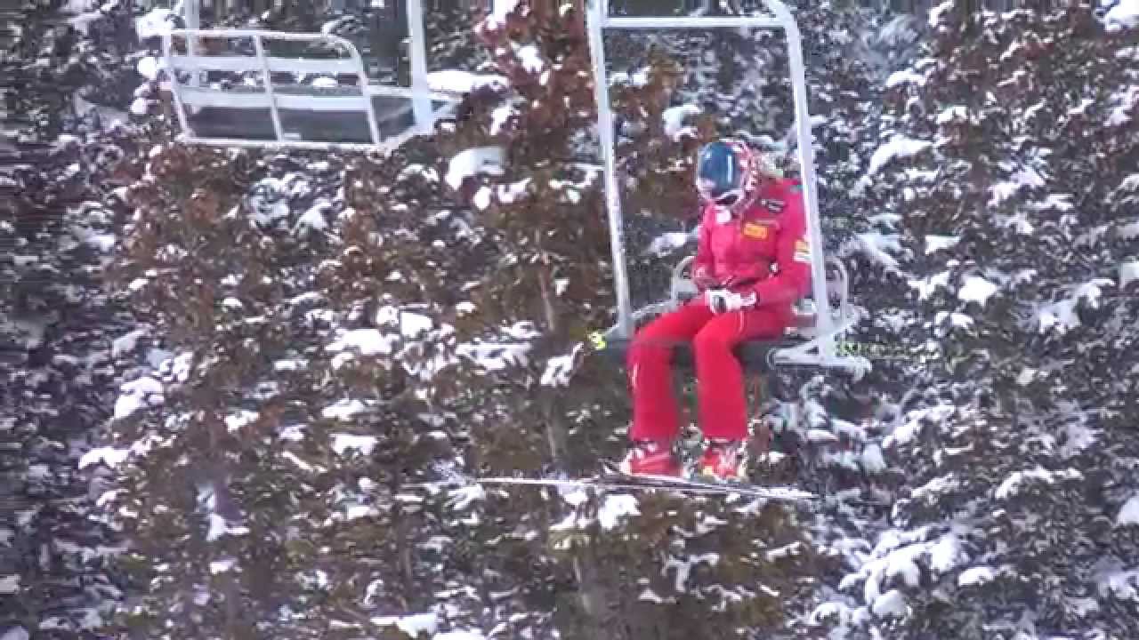 Mikaela Shiffrin Training at Loveland Ski Area