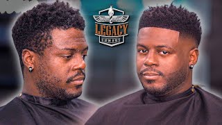 Mastering The High Fade with Curl Sponged Top | Legacy Lamont