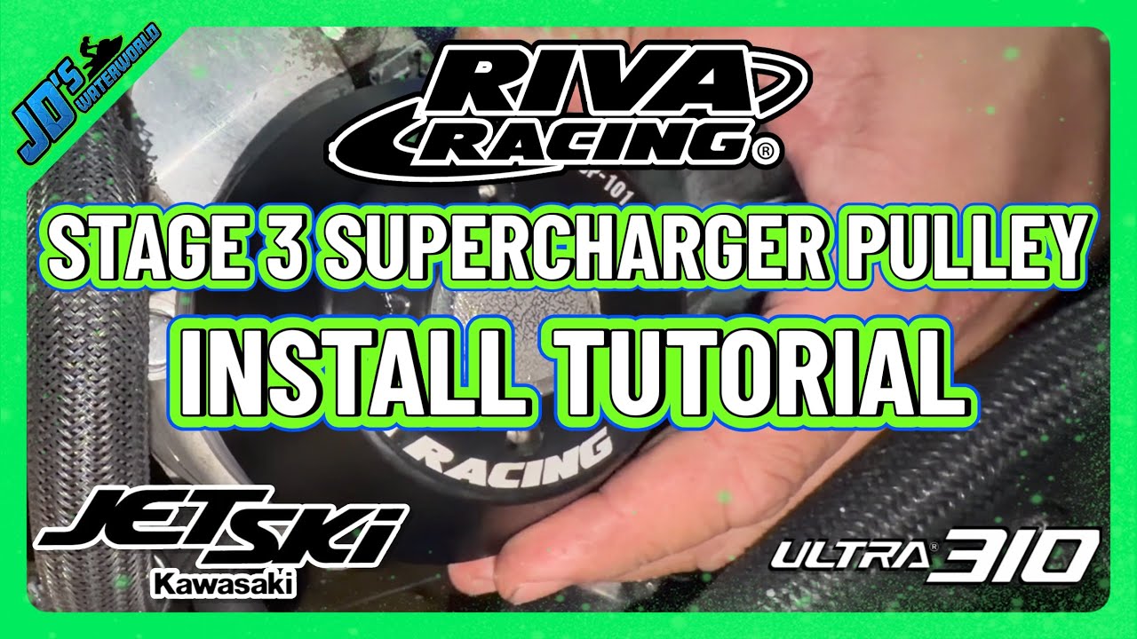 Riva Racing Stage 3 Supercharger Pulley Complete Installation Tutorial ...