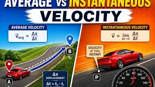 Average and instantaneous velocity