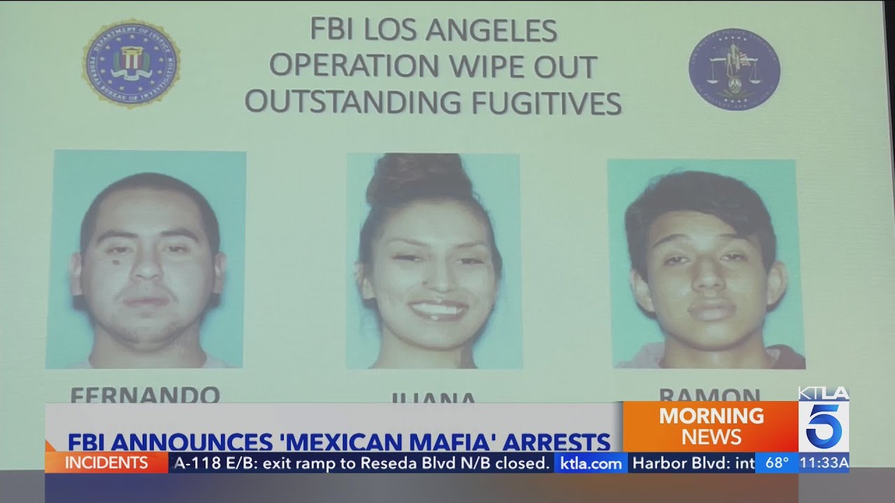 12 arrested, drugs, guns seized in 'Mexican Mafia' crackdown