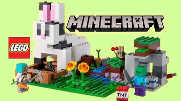 LEGO MINECRAFT 21181, The Rabbit Ranch, Speed Build LEGO! #minecraft #Lego #bricks