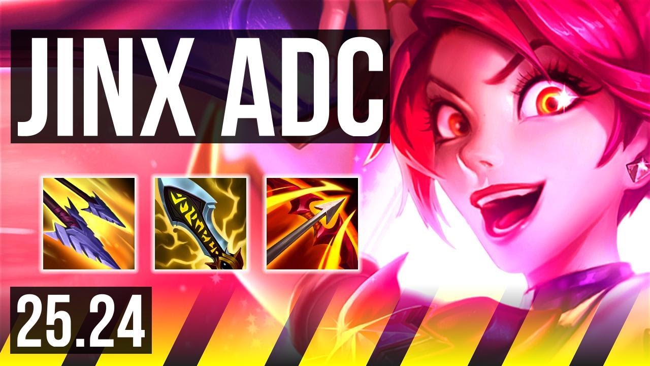 JINX & Brand vs CAITLYN & Braum (ADC) | Good KDA: 15/1/10 | NA Grandmaster | 25.24
