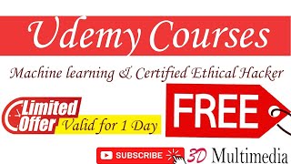 Udemy Free Course On Machine Learning | Data Science | Ethical Hacking Certification Course