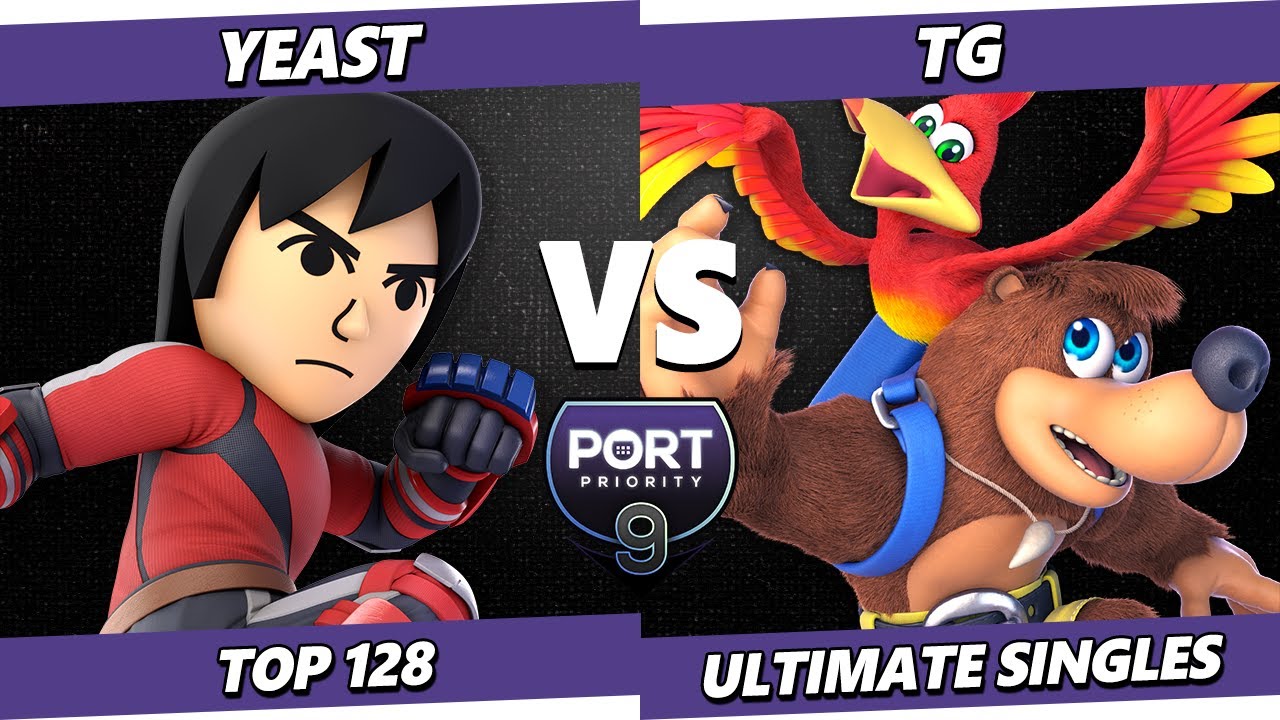 Port Priority 9 - Yeast (Mii Brawler) Vs. TG (Banjo Kazooie) Smash Ultimate - SSBU