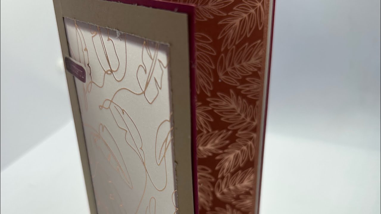 Tuto carte avec vellum/ nouveaux bloc action