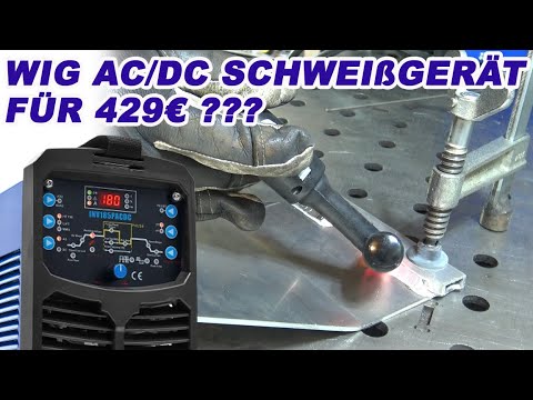 WIG AC/DC Schweißgerät für 429€ -IPOTOOLS INV185PACDC 