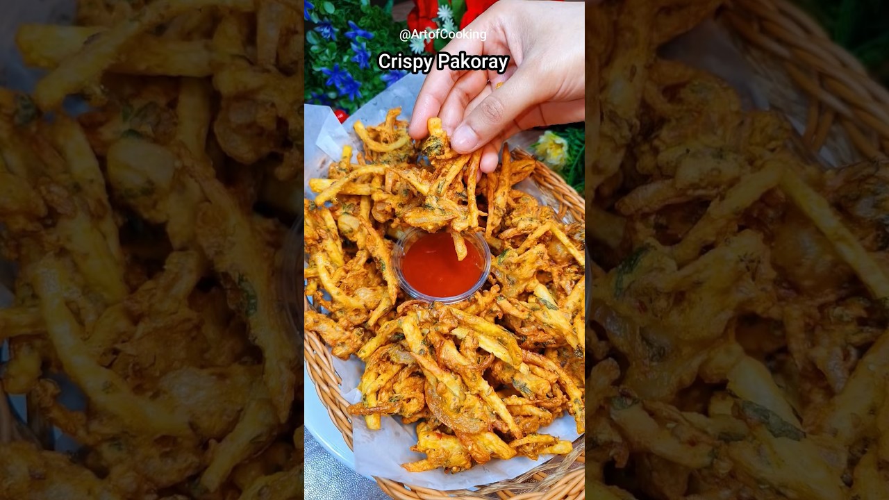 Crispy Pakora Recipe (Ramadan Recipe) #shorts #trendingshorts #iftarrecipe