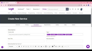 How to Create gig on Legiit / Just in 3 minutes / Live Publish / Legiit.com#learntoearn #learntoearn