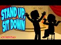 Stand Up Sit Down Song Dance Songs For Kids Brain Breaks Kids Songs By The Learning Station 