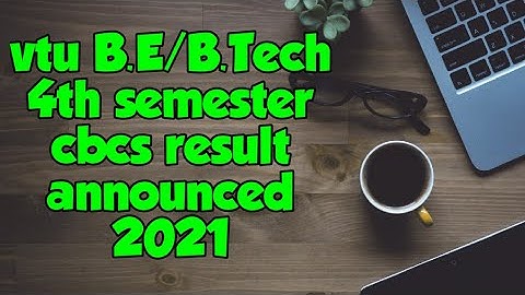 VTU Update 17-02-2021 || vtu B.E 4th sem results announced 2021