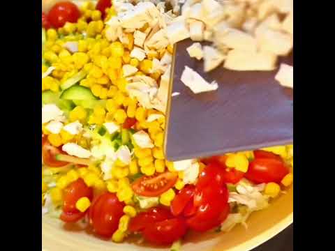 Салат из самых простых продуктов которые есть дома . Лёгкий 🥗 салат с пекинской капусты