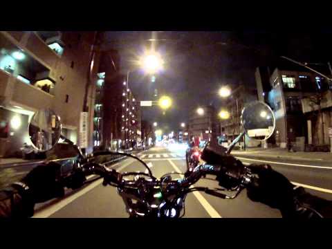 Ran with japanese traditional custom bike　珍さんとらんでぶー