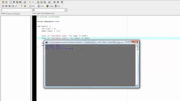 C++ Data Types and Variables in HD