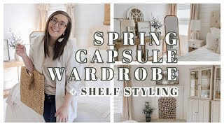 MY SPRING 2021 CAPSULE WARDROBE + SHELF STYLING | EVERYDAY OUTFITS FOR HER | ROOLEE x HOUSE + HOLM