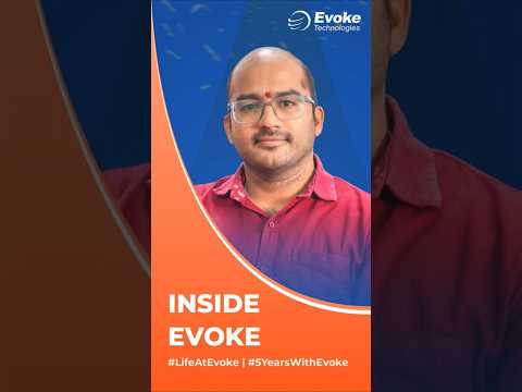 Congratulations, Prashanth, for completing 5 years! #LifeAtEvoke #5YearMilestone
