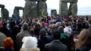 Stonehenge winter solstice celebrations 2011